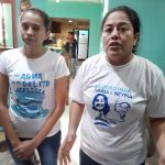 Ivania Alvarez y Neyma Hernández tras ser excarceladas.