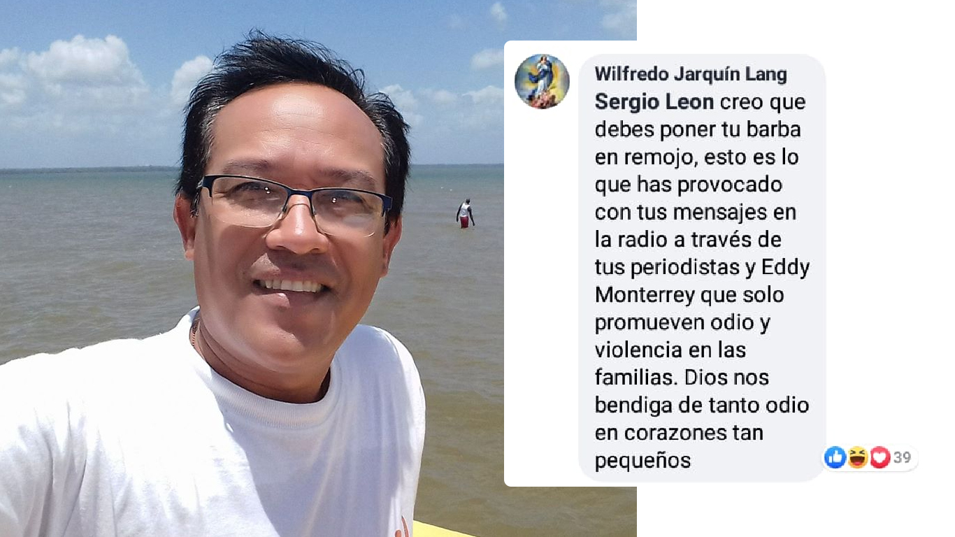 amenaza Sergio León Radio La Costeñísima