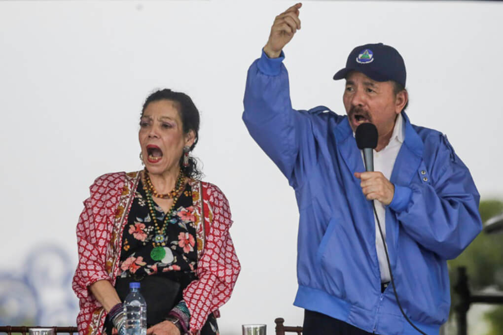 Daniel Ortega y Rosario Murillo