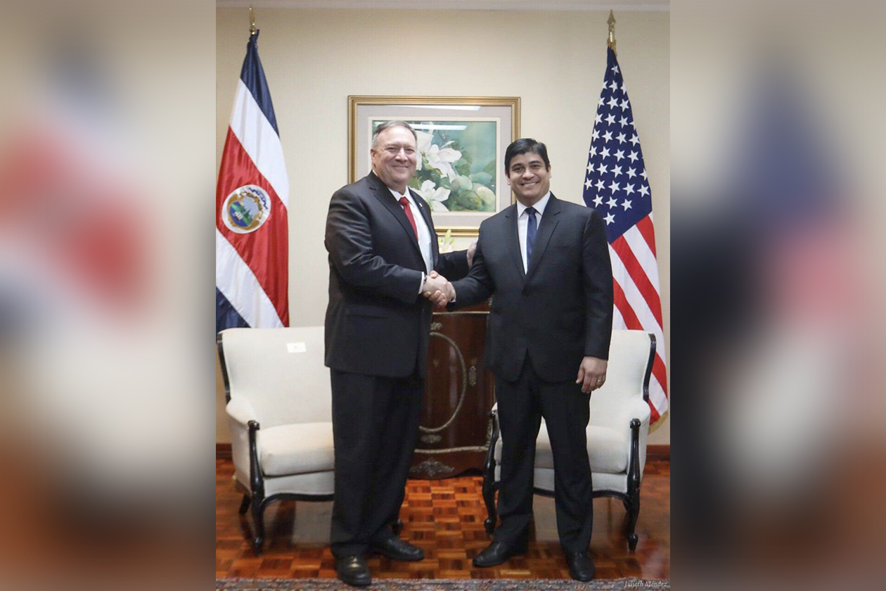Mike Pompeo Costa Rica