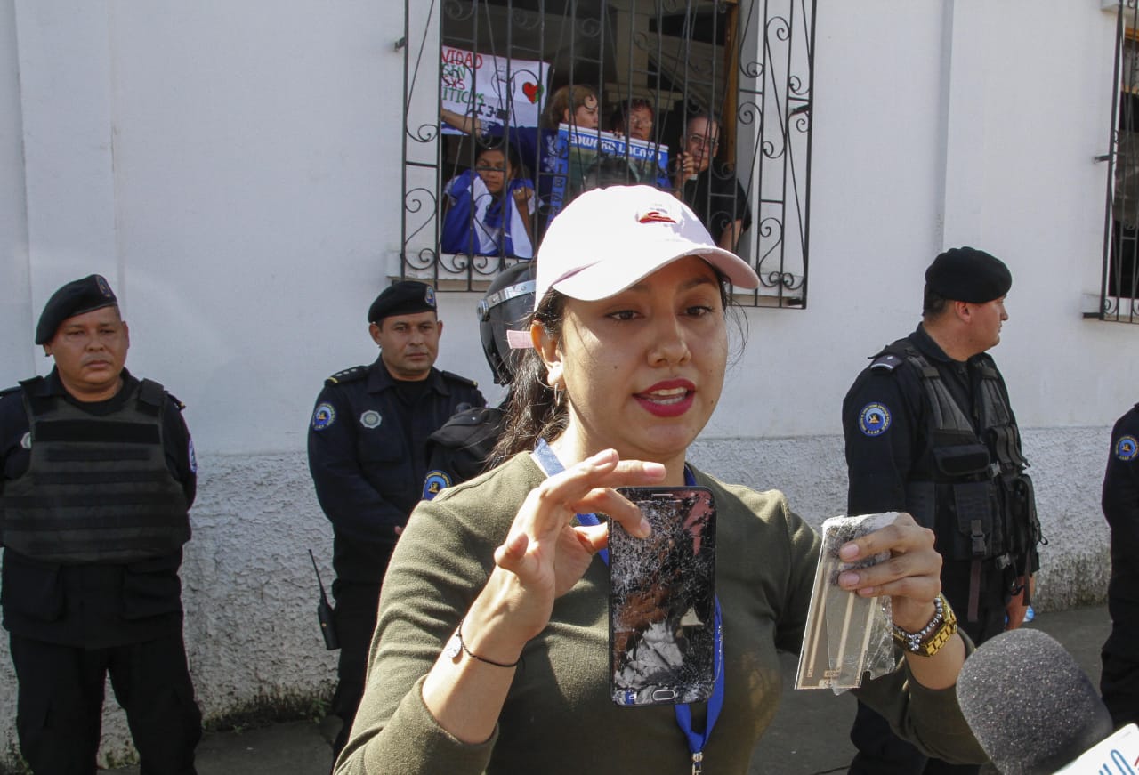agresiones periodistas mujeres en Nicaragua