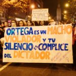 Feministas por Nicaragua en Euskal Herria. Foto: Cortesía