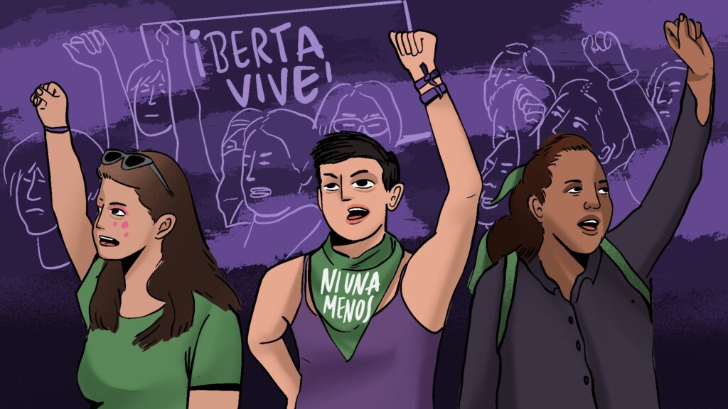 Mujeres jóvenes centroamericanas: Unidas en la lucha contra las violencias machistas