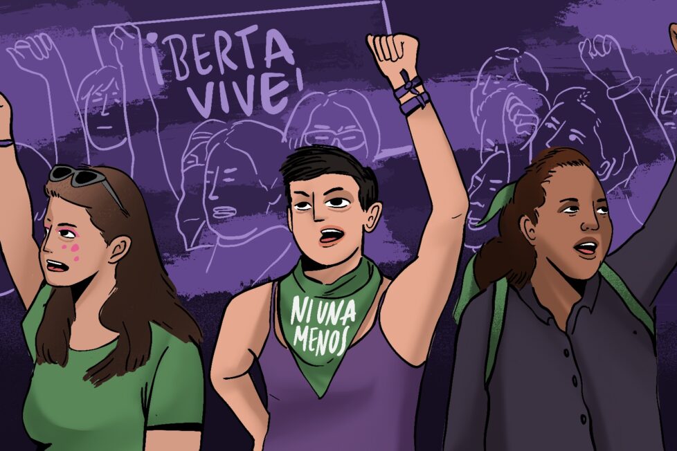 Mujeres jóvenes centroamericanas: Unidas en la lucha contra las violencias machistas
