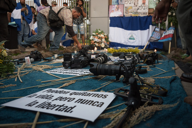 periodistas Nicaragua