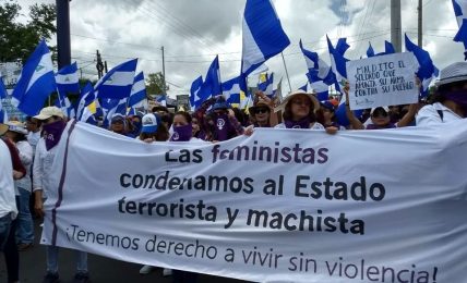 feministas perseguidas por el régimen en Nicaragua