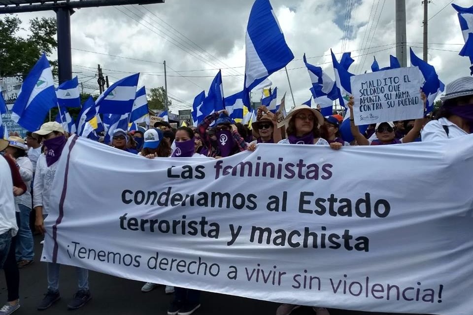 feministas perseguidas por el régimen en Nicaragua