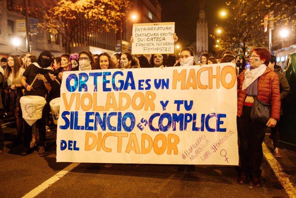 Las mujeres han construido espacios para apoyar a otras migrantes nicaragüenses en Costa Rica y España y denunciar las violencias que enfrentan en los países de acogida.