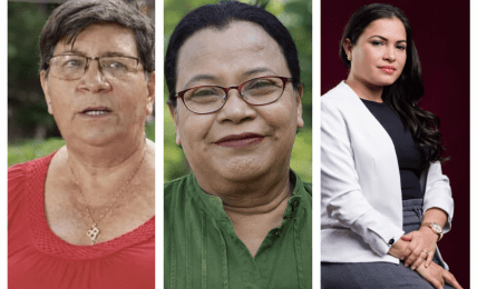 mujeres presas políticas en NIcaragua
